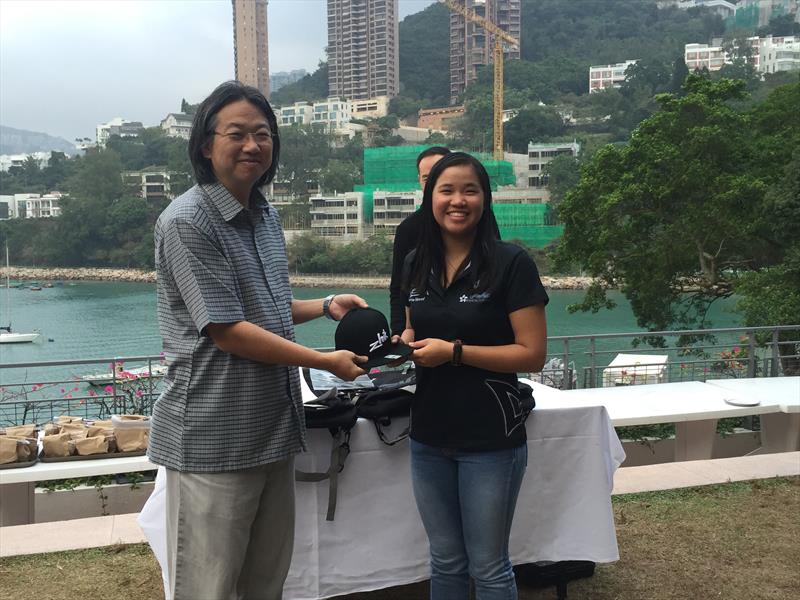 Emma Fung, first Junior Laser 4.7 in the Hong Kong Laser National Championships photo copyright Marek Nostitz Jackowski taken at Royal Hong Kong Yacht Club and featuring the ILCA 4 class