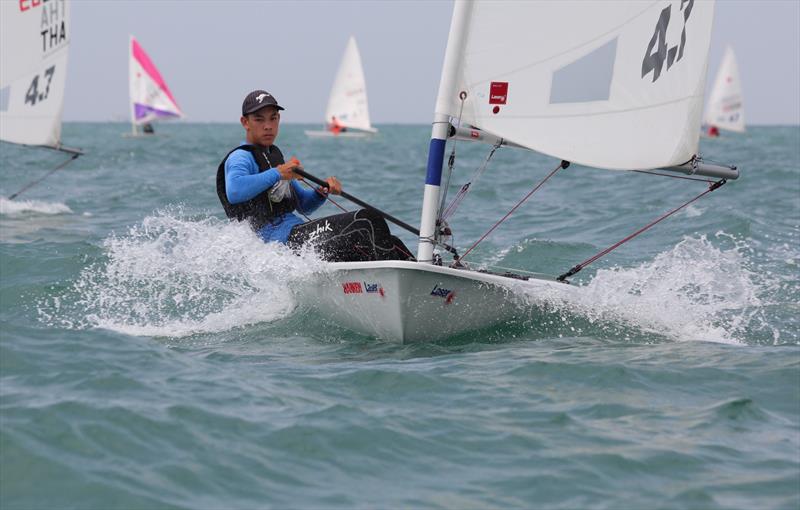Alex Frefel at the Thailand Laser Nationals photo copyright Ben Montgomery taken at Royal Varuna Yacht Club and featuring the ILCA 4 class