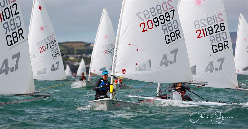 Matt Beck during the Laser Nationals at Abersoch photo copyright Andy Green / www.greenseaphotography.co.uk taken at South Caernarvonshire Yacht Club and featuring the ILCA 4 class
