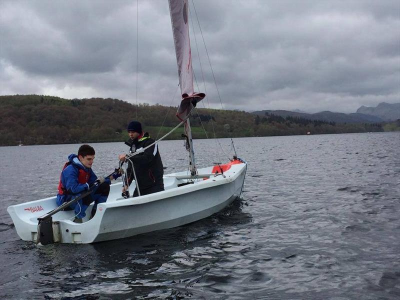 Blind Sailing Youth Weekend at Lake Windermere photo copyright Blind Sailing taken at  and featuring the Laser Bahia class