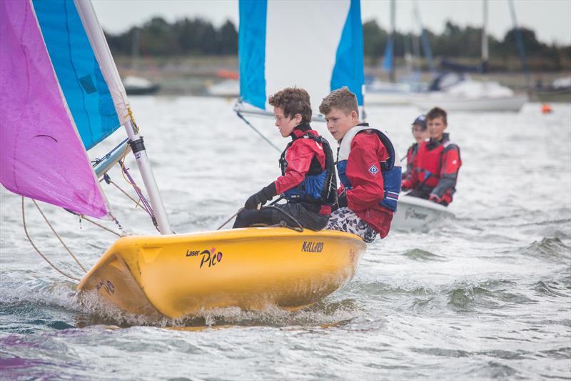 Marconi Cadet Week 2015 photo copyright Sally Hitt taken at Marconi Sailing Club and featuring the Laser Pico class