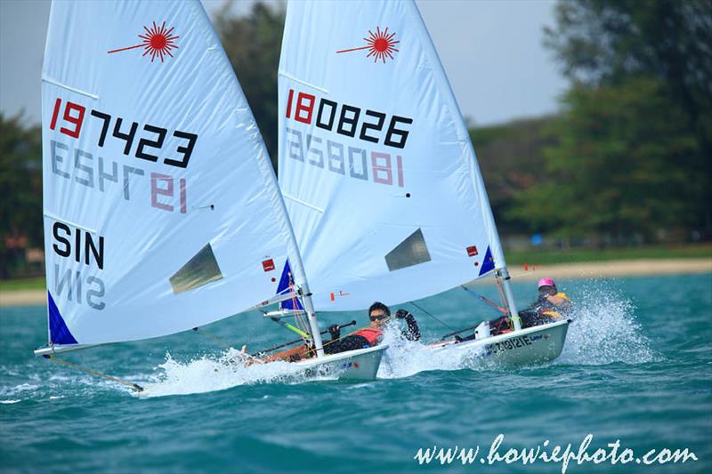 Fish & Co. Singapore National Youth Championships 2014 day 1 photo copyright Howie Choo / www,howiephoto.com taken at Singapore Sailing Federation and featuring the ILCA 6 class