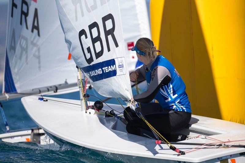 Laser Radial bronze for Chloe Martin at ISAF Sailing World Cup Mallorca - photo © Richard Langdon / British Sailing Team