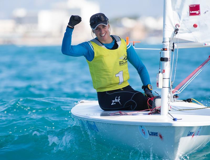 Laser Radial gold for Marit Bouwmeester (NED) at ISAF Sailing World Cup Mallorca photo copyright Richard Langdon / www.oceanimages.co.uk taken at  and featuring the ILCA 6 class