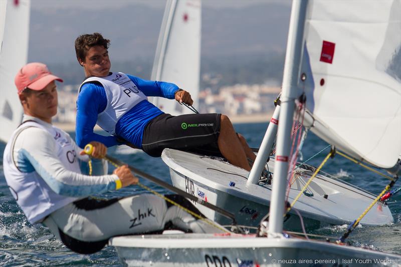 Day 2 of the ISAF Youth Sailing World Championship photo copyright Neuza Aires Pereira / ISAF taken at  and featuring the ILCA 6 class