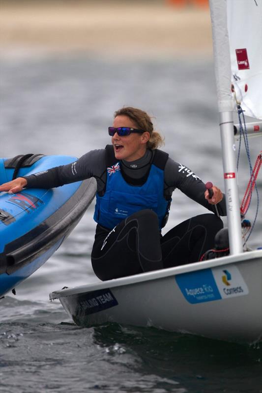 Radial silver for Alison Young at the Aquece Rio - International Sailing Regatta 2014 photo copyright Richard Langdon / British Sailing Team taken at  and featuring the ILCA 6 class