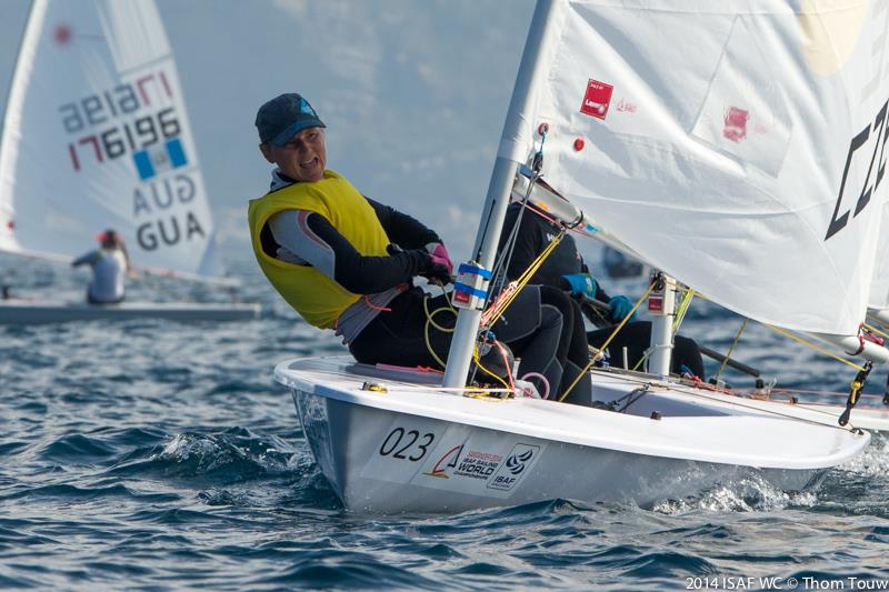 Veronika Fenclova on day 6 of the ISAF Sailing World Championship photo copyright Thom Touw taken at  and featuring the ILCA 6 class