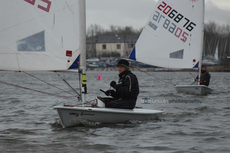 New Year's Day Pursuit 2015 at Leigh and Lowton photo copyright Ben Unwin / www.benunwinphotography.co.uk taken at Leigh & Lowton Sailing Club and featuring the ILCA 6 class
