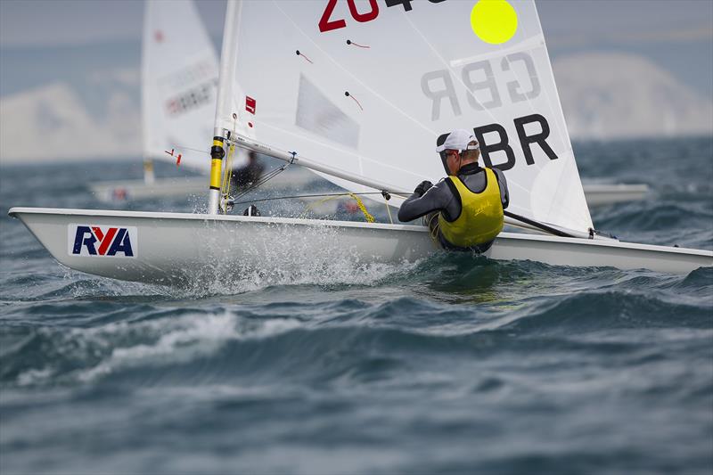 Jamie Calder photo copyright Paul Wyeth / RYA taken at Weymouth & Portland Sailing Academy and featuring the ILCA 6 class