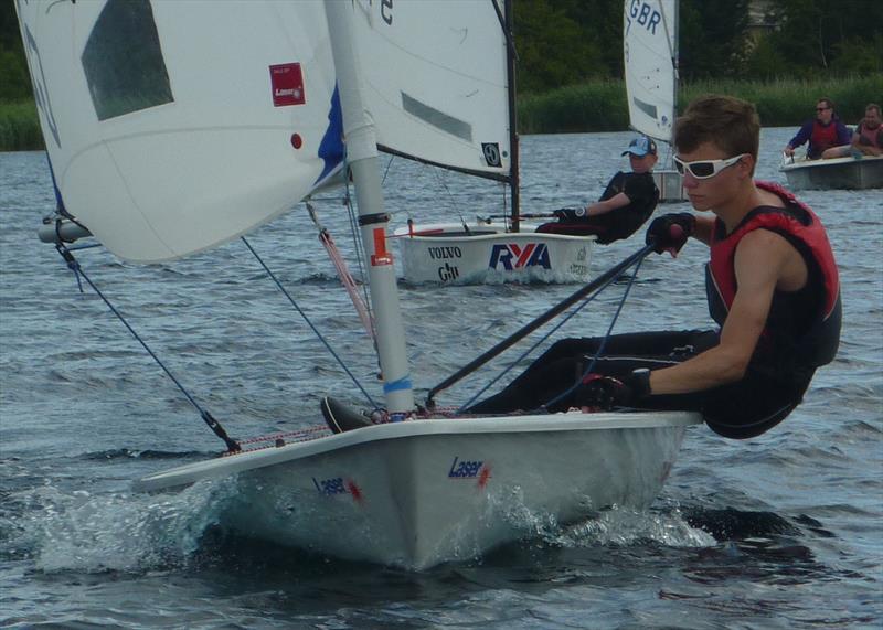 Will Hopes wins the YOO Youth Regatta at Bowmoor photo copyright Doug Roberts taken at Bowmoor Sailing Club and featuring the ILCA 6 class
