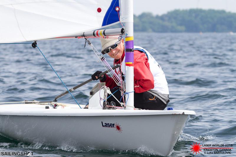 Laser Masters' Worlds day 3 photo copyright Luka Bartulovic / SailingShot taken at CORK and featuring the ILCA 6 class