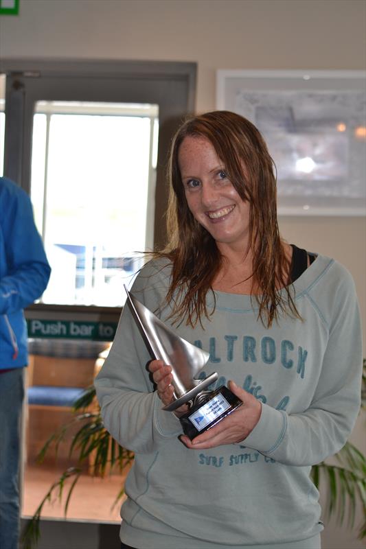 Vicky Lock, first Lady in the Christchurch SC Silver Firefly Pursuit race photo copyright Ela Miller taken at Christchurch Sailing Club and featuring the ILCA 6 class