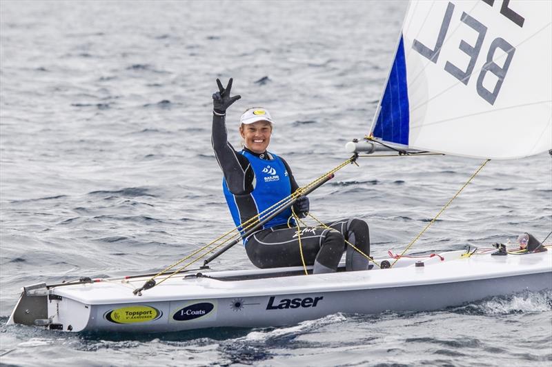 Three Hyeres wins in a row for Evi Van Acker at Sailing World Cup Hyeres photo copyright Richard Langdon / www.oceanimages.co.uk taken at COYCH Hyeres and featuring the ILCA 6 class
