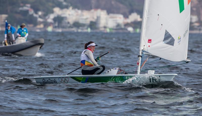 Annalise Murphy on Day 1 of the Rio 2016 Olympic Sailing Regatta photo copyright Sailing Energy / World Sailing taken at  and featuring the ILCA 6 class