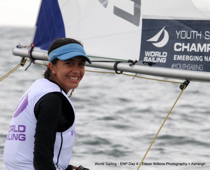 Egypt's Khouloud Mansy photo copyright World Sailing taken at Torbay Sailing Club and featuring the ILCA 6 class