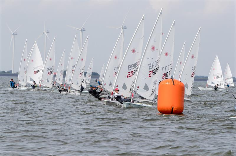 Laser Radial Youth Worlds at Medemblik day 4 photo copyright Thom Touw Photography taken at Regatta Center Medemblik and featuring the ILCA 6 class