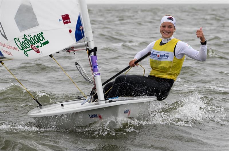 Laser Radial Youth Worlds at Medemblik day 6 photo copyright Thom Touw Sailing Photography taken at Regatta Center Medemblik and featuring the ILCA 6 class