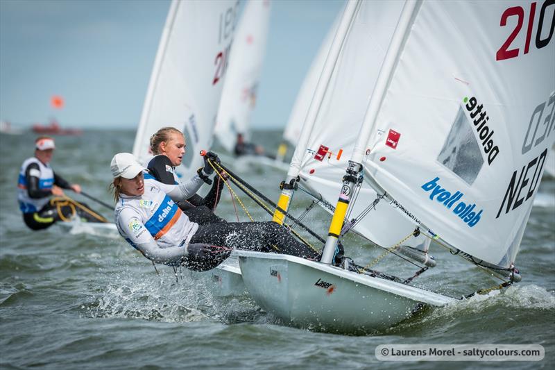 Marit Bouwmeester on day 4 of the Laser Radial World Championship photo copyright Thom Touw / www.thomtouw.com taken at Regatta Center Medemblik and featuring the ILCA 6 class
