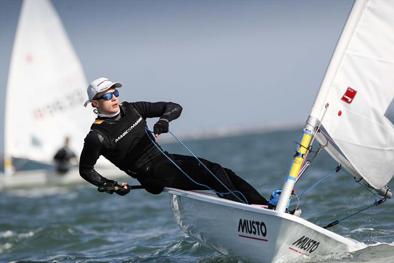 Ben Whaley photo copyright Paul Wyeth / RYA taken at Hayling Island Sailing Club and featuring the ILCA 6 class