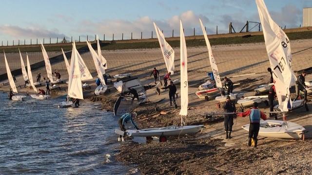 Laser Performance Radial Masters Finale 2017 at Queen Mary photo copyright Lijia Xu taken at Queen Mary Sailing Club and featuring the ILCA 6 class