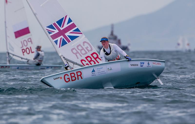 Bronze for Daisy Collingridge (Laser Radial) in the Youth Sailing World Championships at Sanya, China photo copyright Jesus Renedo / Sailing Energy taken at  and featuring the ILCA 6 class