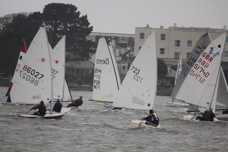 Highcliffe SC Icicle Open Series day 1 photo copyright Sarah Desjonqueres taken at Highcliffe Sailing Club and featuring the ILCA 6 class