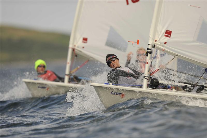 Laser Radial worlds practice race photo copyright Marc Turner / RYA taken at Largs Sailing Club and featuring the ILCA 6 class