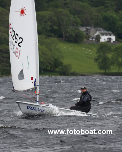 Rosalind Dunlop during the Brown Cup at Loch Earn photo copyright Alan Henderson / www.fotoboat.com taken at Loch Earn Sailing Club and featuring the ILCA 6 class