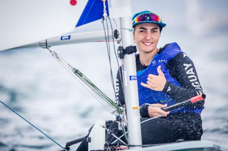Uruguayan Laser Radial Girls sailor - Dolores Moreira Fraschini at the Youth Sailing Worlds in Sanya photo copyright Jesus Renedo / Sailing Energy / World Sailing taken at  and featuring the ILCA 6 class