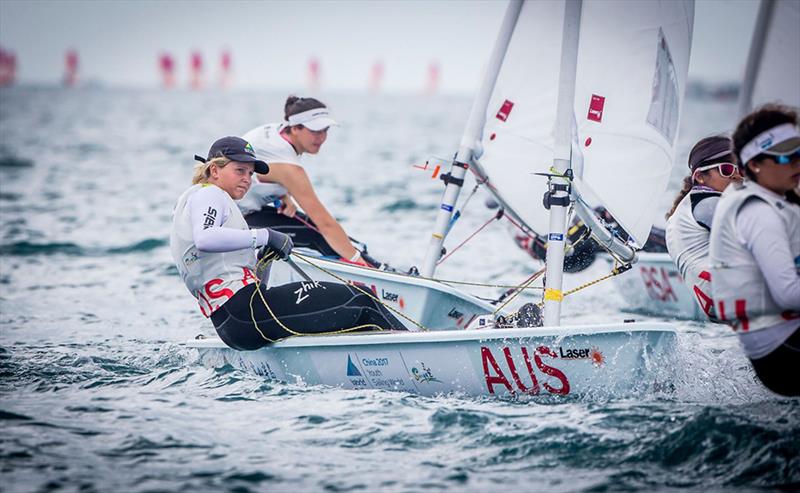 Elyse Ainsworth - 2017 Youth Sailing World Championships photo copyright Jesus Renedo taken at  and featuring the ILCA 6 class
