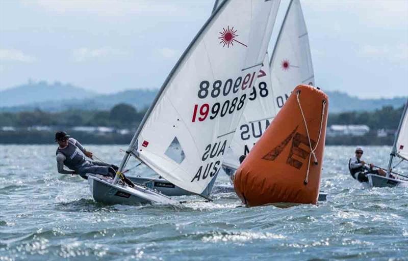 Zac Littlewood - Australian Youth Championships photo copyright Beau Outteridge taken at Royal Queensland Yacht Squadron and featuring the ILCA 6 class