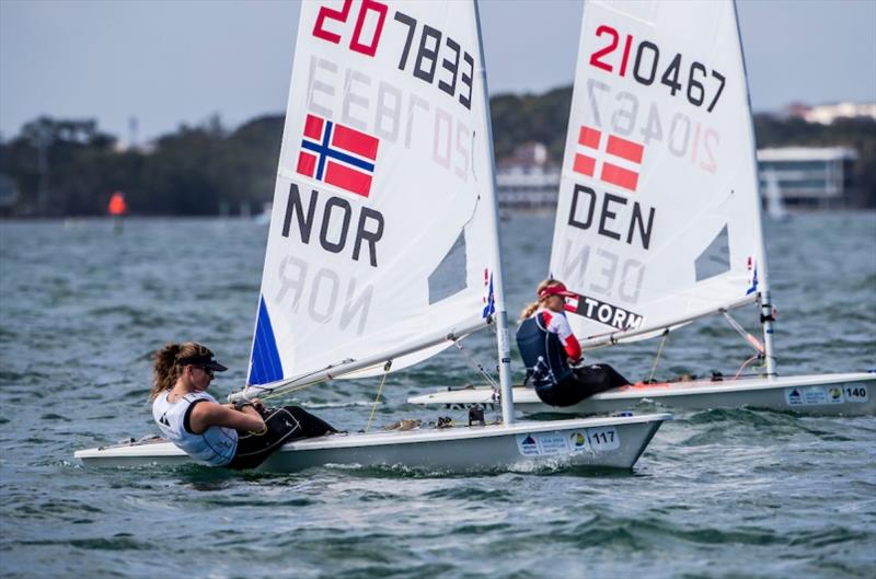 Practice day - NOR 207833 Line Flem Høst (W) Laser Radial - World Cup Series Miami photo copyright Jesus Renedo / Sailing Energy / World Sailing taken at  and featuring the ILCA 6 class