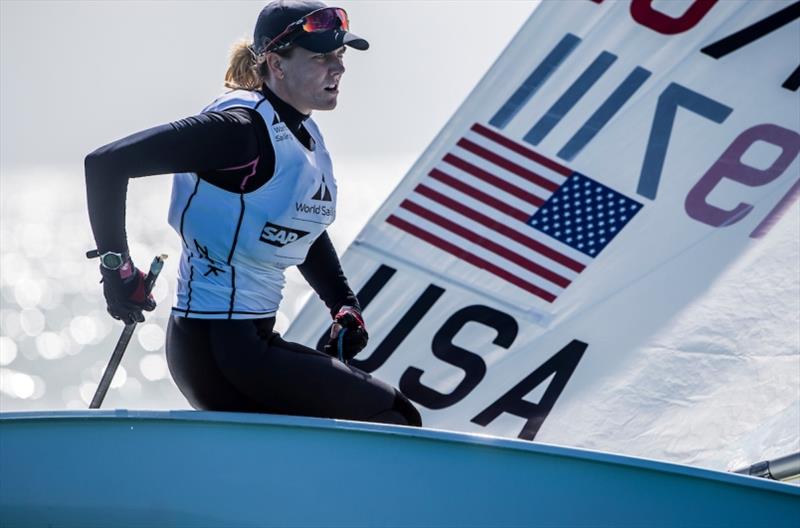Paige Railey (W) Laser Radial - World Cup Series Miami photo copyright Jesus Renedo / Sailing Energy / World Sailing taken at  and featuring the ILCA 6 class
