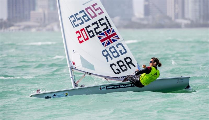 Alison Young (Laser Radial) – World Cup Series Miami photo copyright Jesus Renedo / Sailing Energy / World Sailing taken at  and featuring the ILCA 6 class