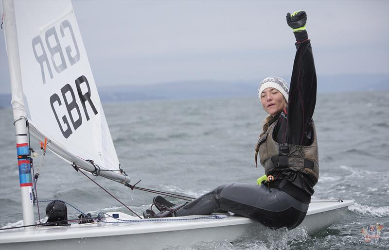Chloe Barr - 2018 RYA Youth National Championships photo copyright Marc Turner / RYA taken at  and featuring the ILCA 6 class