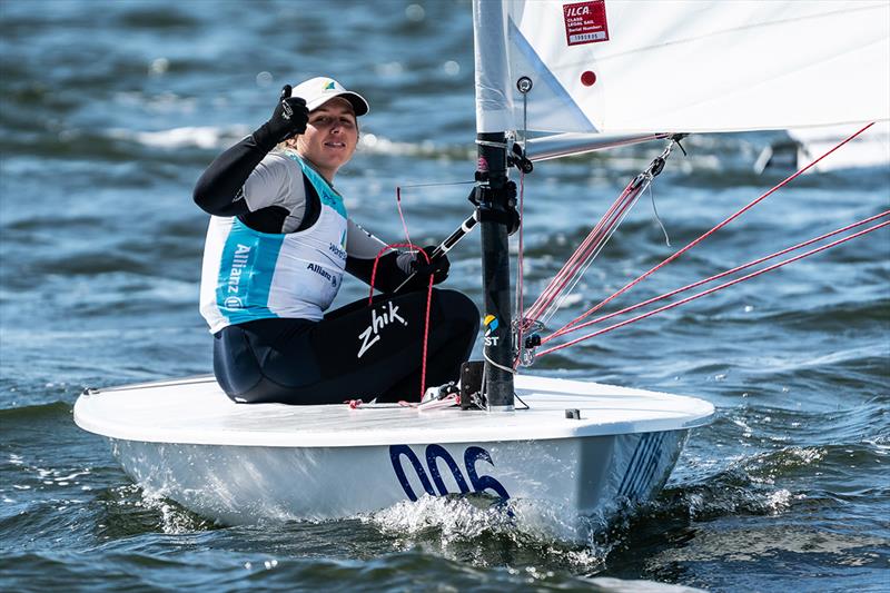 Zoe Thomson - Allianz Sailing World Championships 2023 photo copyright Beau Outteridge taken at  and featuring the ILCA 6 class