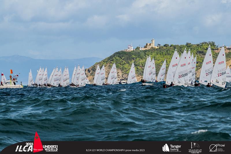 2023 ILCA U-21 Sailing World Championships at Tangier, Morocco Day 4 photo copyright Prow Media taken at Royal Yacht Club de Tangier and featuring the ILCA 6 class
