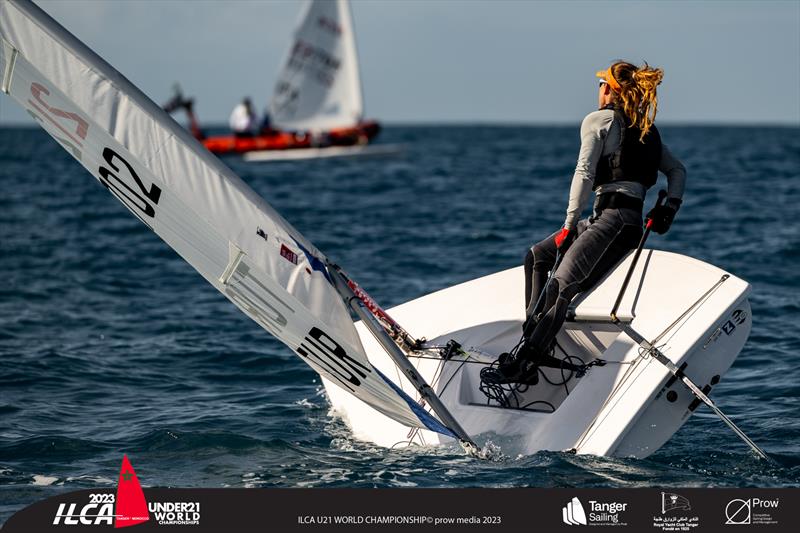 2023 ILCA U-21 Sailing World Championships at Tangier, Morocco Day 5 photo copyright Prow Media taken at Royal Yacht Club de Tangier and featuring the ILCA 6 class