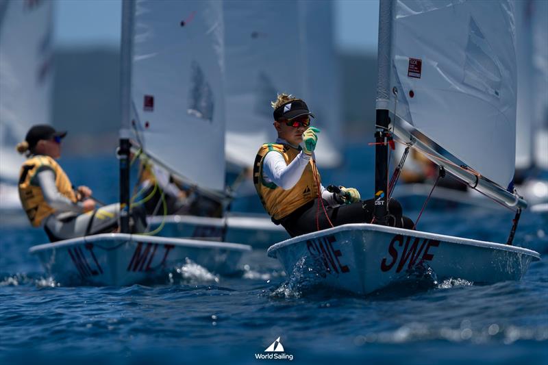 2023 Youth Sailing World Championships Day 3 photo copyright World Sailing taken at  and featuring the ILCA 6 class