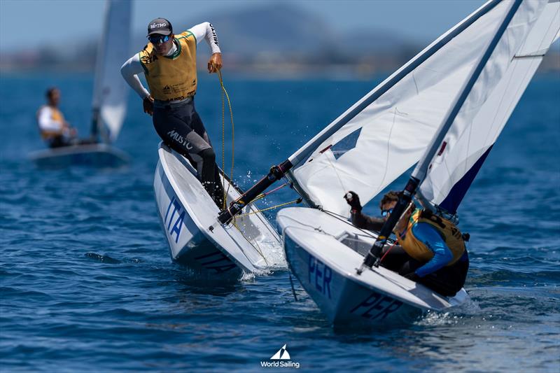 2023 Youth Sailing World Championships Day 3 photo copyright World Sailing taken at  and featuring the ILCA 6 class