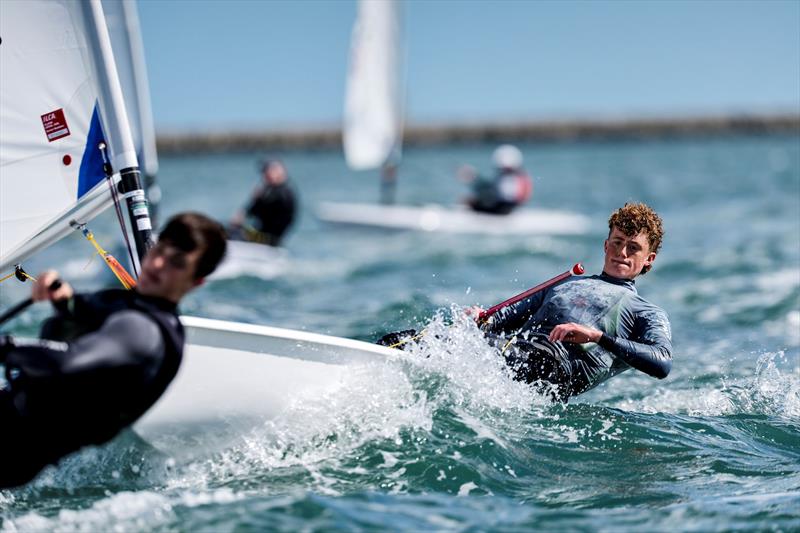 British Youth Sailing Team 2024: Hamish Collingridge, ILCA 6 - photo © Paul Wyeth / RYA