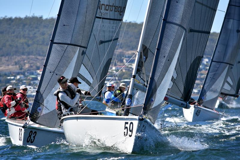 Balios finished third overall in the SB20 Tasmanian Championship photo copyright Jane Austin taken at Royal Yacht Club of Tasmania and featuring the SB20 class