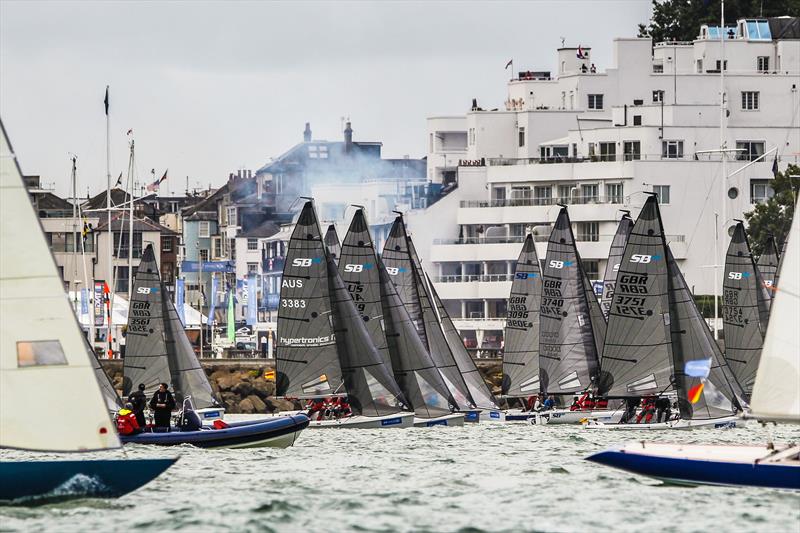 Day 1 of Lendy Cowes Week 2017 photo copyright Paul Wyeth / www.pwpictures.com taken at Cowes Combined Clubs and featuring the SB20 class