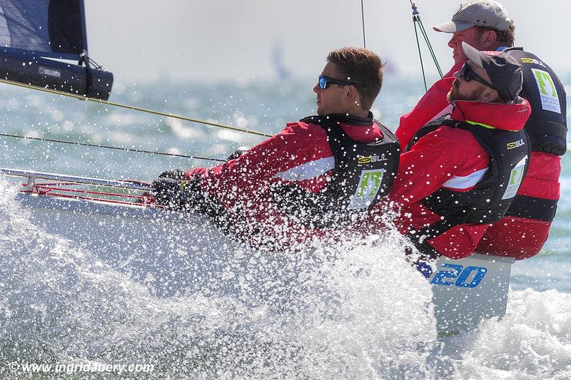 Lendy Cowes Week 2017 day 4 photo copyright Ingrid Abery / www.ingridabery.com taken at Cowes Combined Clubs and featuring the SB20 class