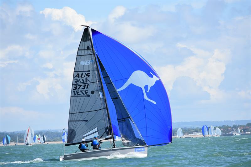 Export Roo finished a close third at Cowes Week photo copyright Jane Austen taken at Royal Yacht Squadron and featuring the SB20 class