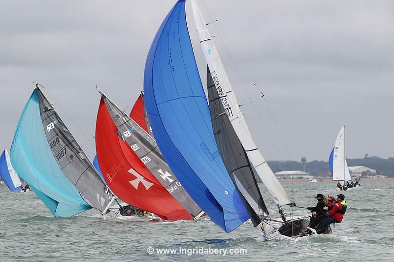 Cowes Week 2021 day 3 photo copyright Ingrid Abery / www.ingridabery.com taken at Cowes Combined Clubs and featuring the SB20 class