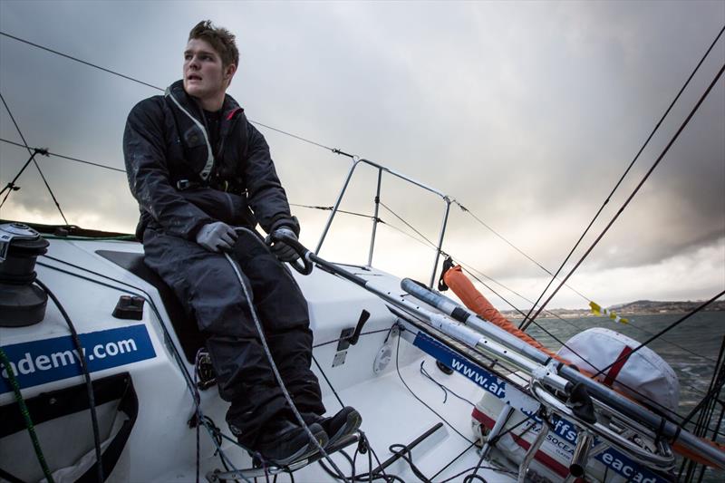 The youngest of the Artemis Offshore Academy Rookies, Rob Bunce photo copyright CJ Crooks / Sky To Sea Media taken at  and featuring the Figaro class