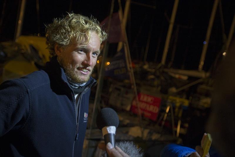 Robin Elsey (Artemis 43) arrived in Dieppe in 13th place, topping the Rookie podium overall photo copyright Artemis Offshore Academy taken at  and featuring the Figaro class