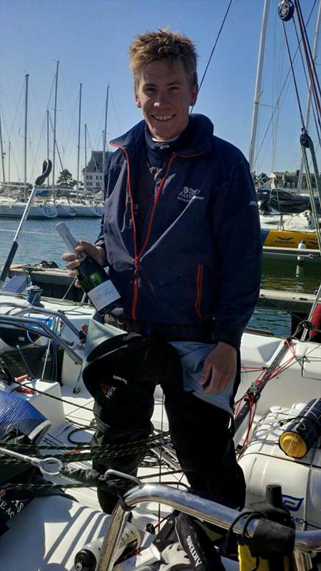 Will Harris finishes Solo Concarneau Trophée Cotten top Rookie and sixth of 23 boats photo copyright Artemis Offshore Academy taken at  and featuring the Figaro class