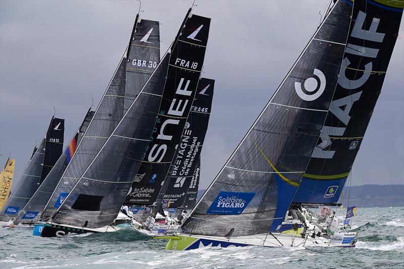 The 2nd stage of Solitaire du Figaro 2020 departs - photo © Yvan Zedda